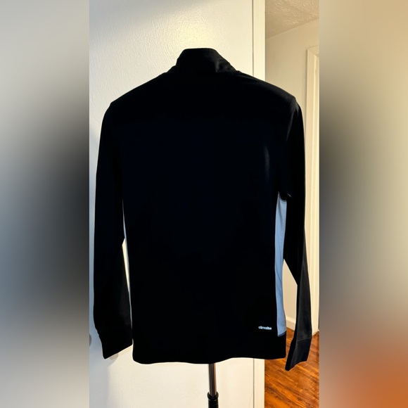 Women’s Adidas Lightweight Black Full Zip Long Sleeve Size Small - Picture 2 of 5
